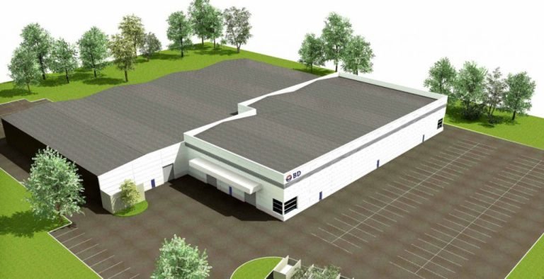 Becton Dickinson pharmaceutical warehouse and production facility, Swindon