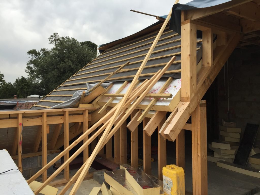 Construction works in progress on site